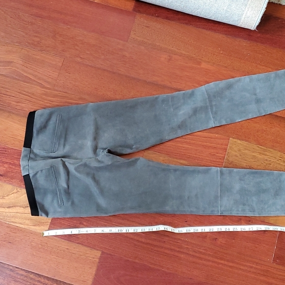 Helmut Lang leather pants sz 6 - Picture 6 of 10